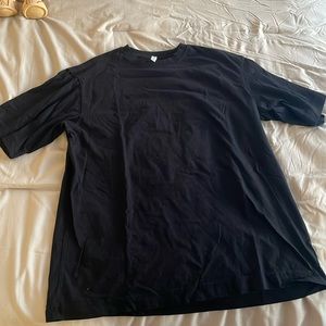 H&M black oversized shirt